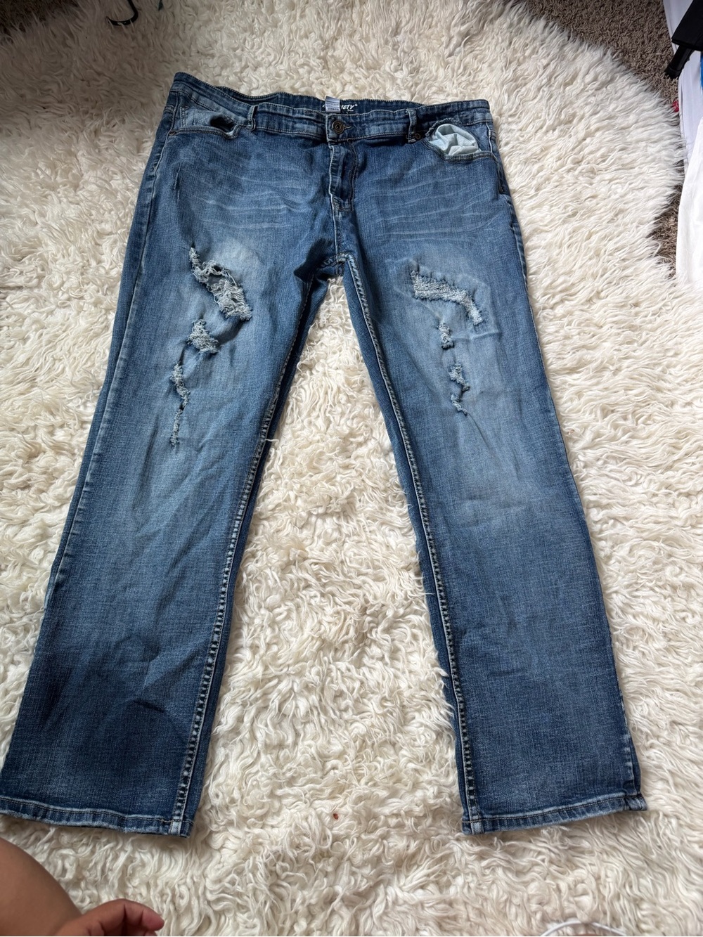 Society Distressed Blue Men's Jeans